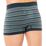 Striped + Solid Boxers // Blue // Pack of 2 (Small)