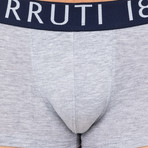 Brick Boxers // Gray + Navy (Small)