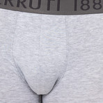 Kingsway Boxers // Gray + Charcoal (Small)