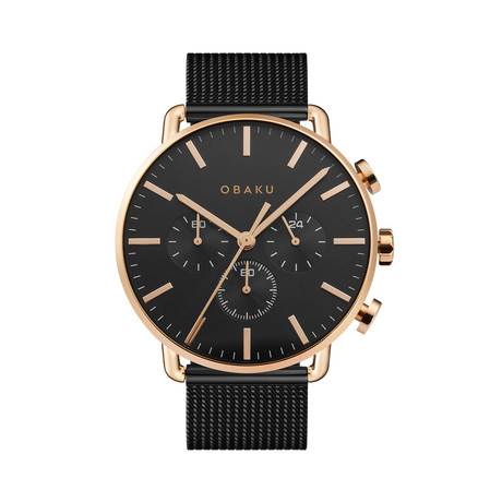 Obaku Havn Night Chronograph Quartz // V232GCVBMB