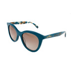 Boss Orange // Women's 0310S Sunglasses // Blue + Matte Dark Brown