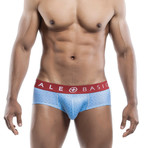 New Brief // Pack of 3 // Red Waistband (L)