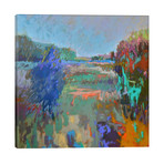 Color Field 45 // Jane Schmidt (12"W x 12"H x 0.75"D)