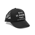 Venice Address Trucker Hat // Black