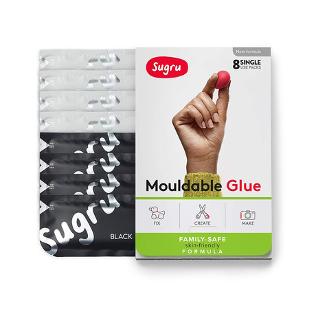 Sugru Mouldable Glue // Black + White // 8-Pack