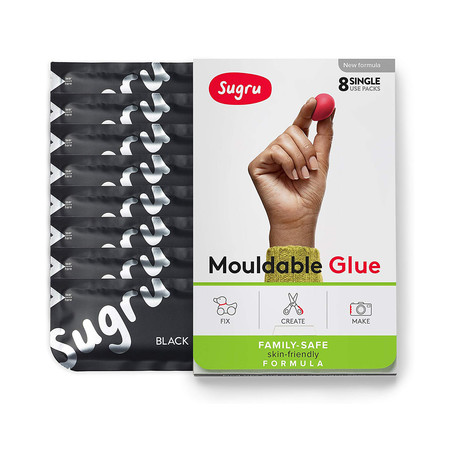 Sugru Mouldable Glue // Black // 8-Pack