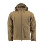 2 In 1 Softshell Jacket + Fleece Layer Jacket // Brown (M)