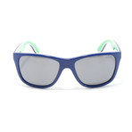 Unisex RE1001 Sunglasses // Blue + Ivory + Green