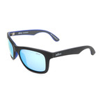 Unisex RE1000 Sunglasses // Matte Black + Blue + Gray