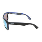 Unisex RE1000 Sunglasses // Matte Black + Blue + Gray