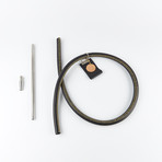 MoHo Leather Hose // Black + Gold