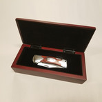 3" Pocket Knife + Wood Box