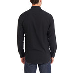 Thomas Long Sleeve Button-Up Shirt // Coal Black (Large)