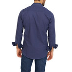 Dominic Long Sleeve Shirt // Navy (Small)
