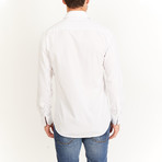 Jonathan Long Sleeve Button-Up Shirt // Pearl White (Large)