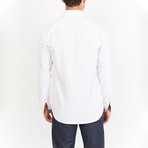 Adrian Long Sleeve Button-Up Shirt // White (Medium)