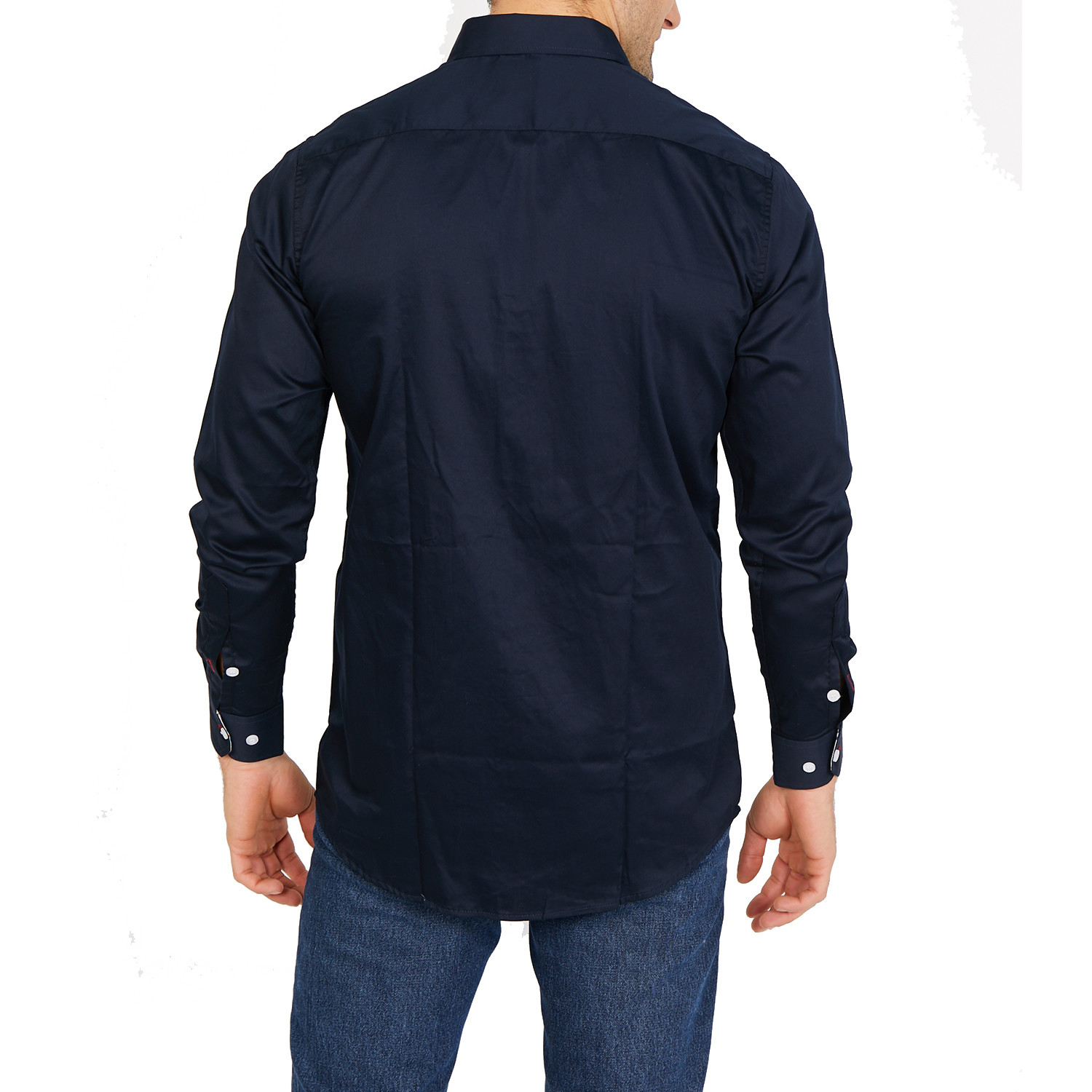 Jeremiah Long Sleeve Button-Up Shirt // Royal Blue (Large) - St. Lynn ...