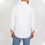 Bryson Long Sleeve Button-Up Shirt // Creamy White (Large)
