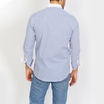 Connor Long Sleeve Button-Up Shirt // Blue (Large)