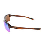 Men's RE1021 Sunglasses // Brown Woodgrain + Teal