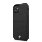 BMW Hard Case + Horizontal Lines // Black (iPhone 11)