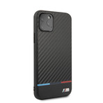 BMW Hard Case Tricolor Stripe P // Black (iPhone 11)