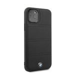 BMW Hard Case + Horizontal Lines // Black (iPhone 11)