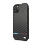 BMW Hard Case Tricolor Stripe P // Black (iPhone 11)