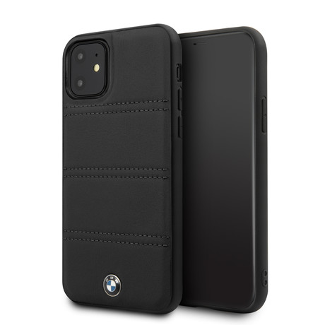 BMW Hard Case + Horizontal Lines // Black (iPhone 11)