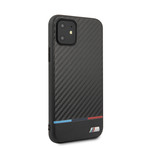 BMW Hard Case Tricolor Stripe P // Black (iPhone 11)