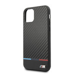 BMW Hard Case Tricolor Stripe P // Black (iPhone 11)