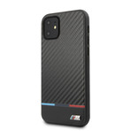 BMW Hard Case Tricolor Stripe P // Black (iPhone 11)