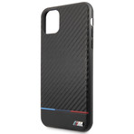 BMW Hard Case Tricolor Stripe P // Black (iPhone 11)