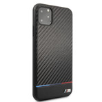 BMW Hard Case Tricolor Stripe P // Black (iPhone 11)