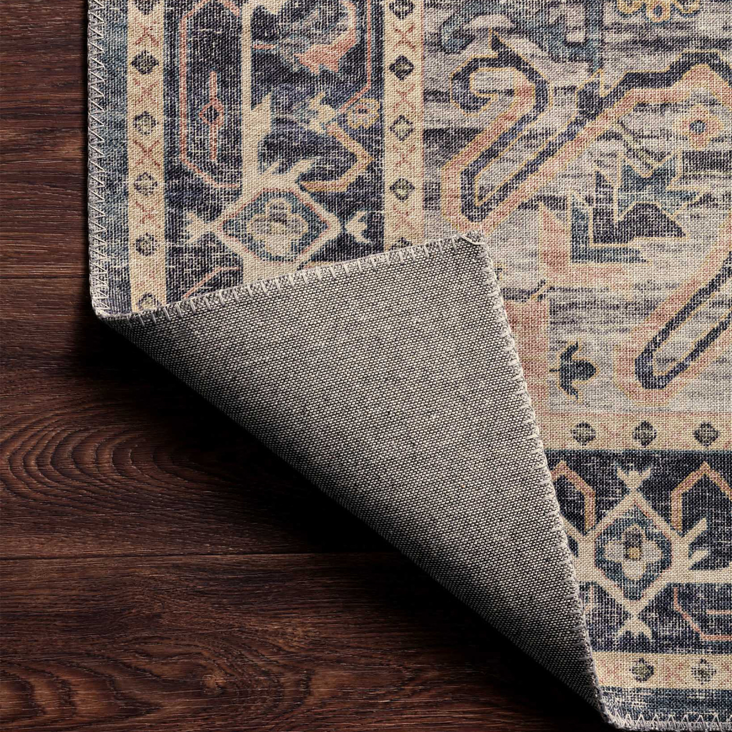 Hathaway Area Rug // Navy + Multi // 9' x 12' LOLOI Touch of Modern