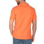 Pascal Short Sleeve Polo Shirt // Orange (L)