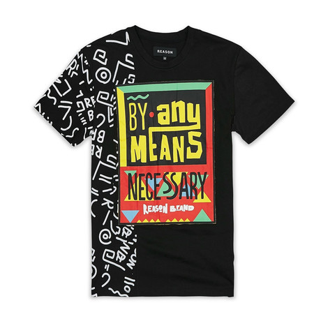 By Any Means Tee  // Black (S)