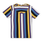Jackson Stripe Hoodie // Multicolor (XL)