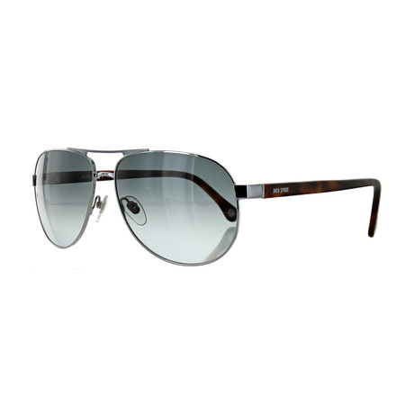 Men's Aviator Sunglasses // Havana + Gray Gradient