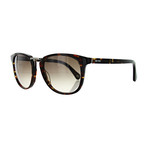 Men's Square Sunglasses // Havana + Brown Gradient