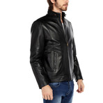 Oriole Leather Jacket // Black (M)