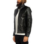 Goldfinch Leather Jacket // Black (L)