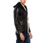 Cockatoo Leather Jacket // Black (2XL)