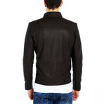 Pelican Leather Jacket // Black (XL)