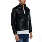 Albatross Leather Jacket // Black (M)