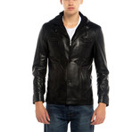 Cockatoo Leather Jacket // Black (3XL)