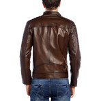 Loon Leather Jacket // Tobacco (S)