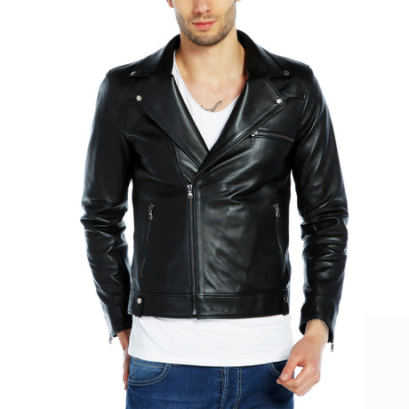 Parakeet Leather Jacket // Black (XS)