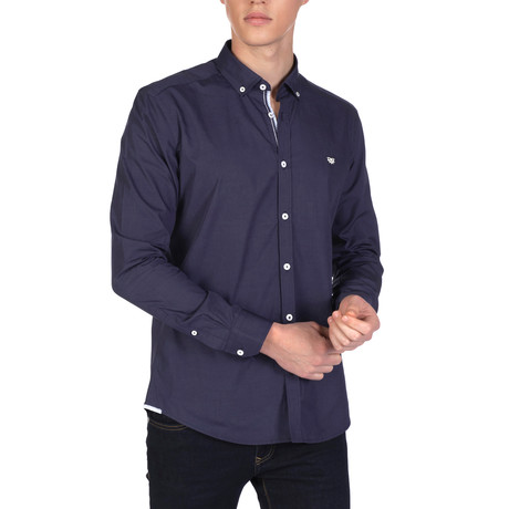 Geraint Shirt // Navy (XS)