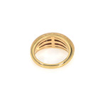 Victor Mayer 18k Yellow Gold Enamel Diamond Ring // Ring Size: 6.75